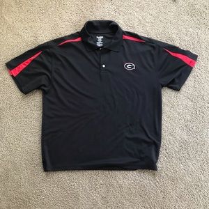 Mens Knights Apparel Georgia Bulldogs Polo